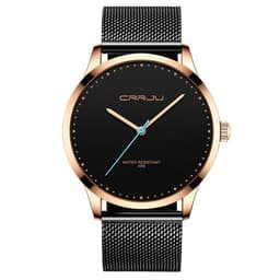 image-Stainless Steel Mesh Belt Fashion Watch Men