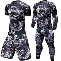 image-Male Sport Suit Men Running Clothes Sport Wear Yoga Set