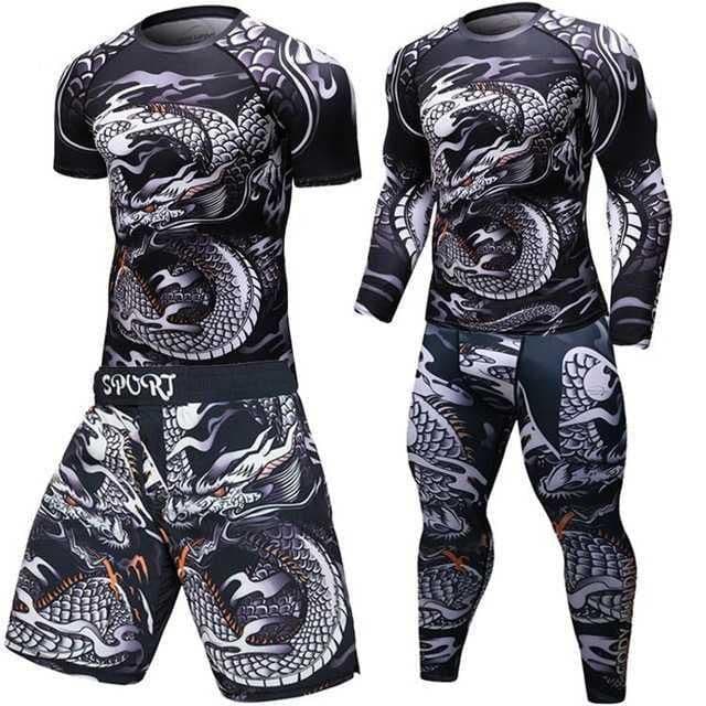 image-Male Sport Suit Men Running Clothes Sport Wear Yoga Set