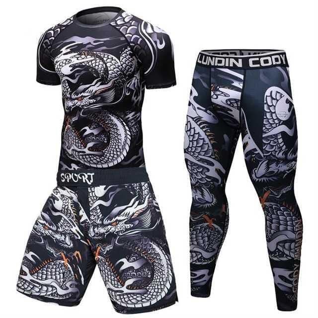 image-Male Sport Suit Men Running Clothes Sport Wear Yoga Set