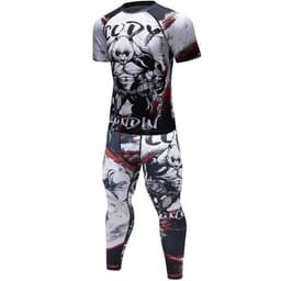 image-Male Sport Suit Men Running Clothes Sport Wear Yoga Set
