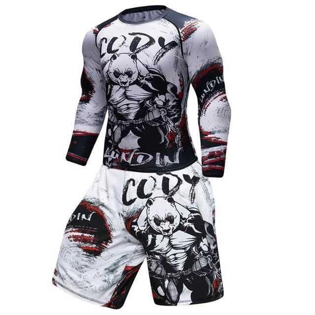 image-Male Sport Suit Men Running Clothes Sport Wear Yoga Set