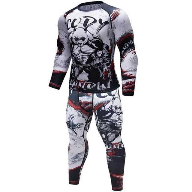 image-Male Sport Suit Men Running Clothes Sport Wear Yoga Set