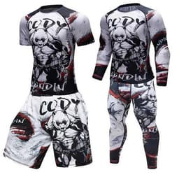 image-Male Sport Suit Men Running Clothes Sport Wear Yoga Set
