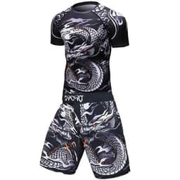 image-Male Sport Suit Men Running Clothes Sport Wear Yoga Set