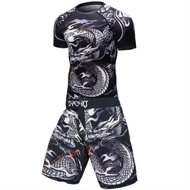 image-Male Sport Suit Men Running Clothes Sport Wear Yoga Set
