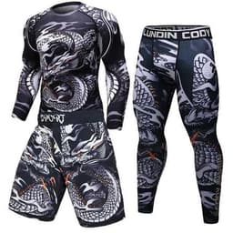 image-Male Sport Suit Men Running Clothes Sport Wear Yoga Set