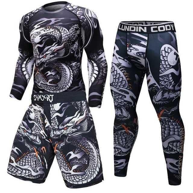 image-Male Sport Suit Men Running Clothes Sport Wear Yoga Set