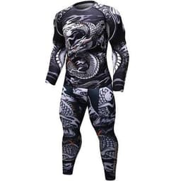 image-Male Sport Suit Men Running Clothes Sport Wear Yoga Set