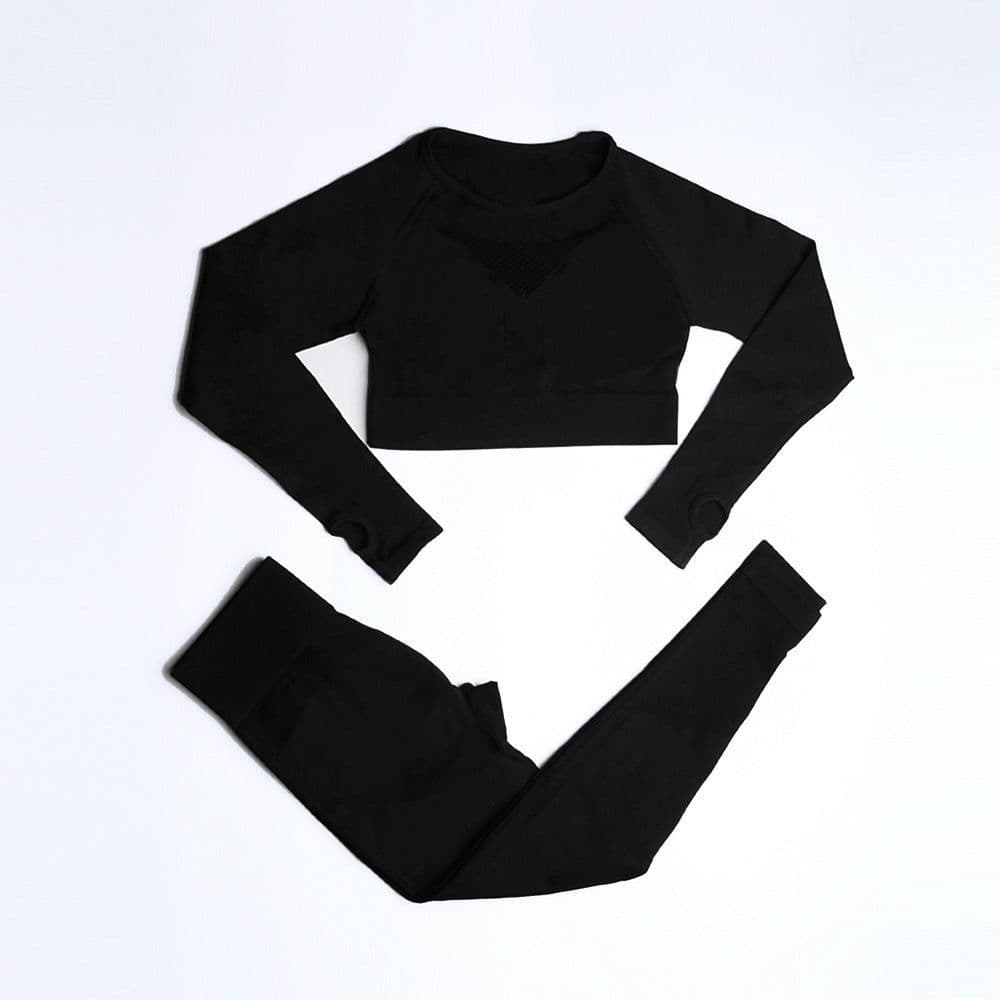 image-Autumn And Winter Fitness Yoga Three-Piece Suit