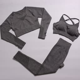 image-Autumn And Winter Fitness Yoga Three-Piece Suit