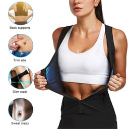 image-Fitness Sports Fast Wicking Corset Sauna Vest