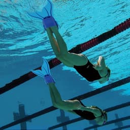 image-Unisex Adjustable Swim Fin Foot Flipper Swimming Training Accessory Swimming Foot Flipper Diving Feet Tail