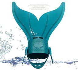 image-Unisex Adjustable Swim Fin Foot Flipper Swimming Training Accessory Swimming Foot Flipper Diving Feet Tail