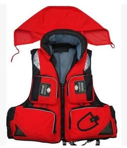image-Outdoor Men Hunting Fishing Shooting Angling Detachable Llining Sleeveless Jacket Waistcoat Adult Drifting Water Sport Life Vest