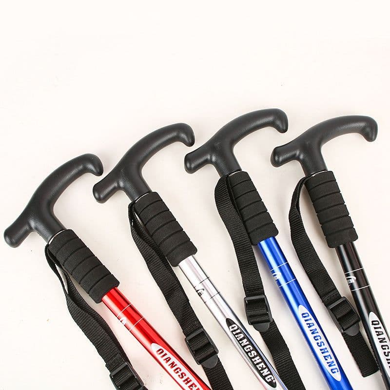 image-Walking Poles Trekking Pole Telescopic Sticks Hiking Stick