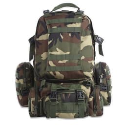 image-50L Outdoor Backpack Molle Military Tactical Backpack Rucksack Sports Bag Waterproof Camping Hiking Backpack Travel