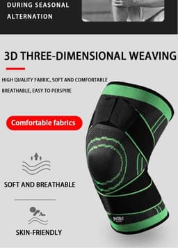 image-Knee Pads Cycling Sports Bandages Breathable Knee Pads Sports Protective Gear