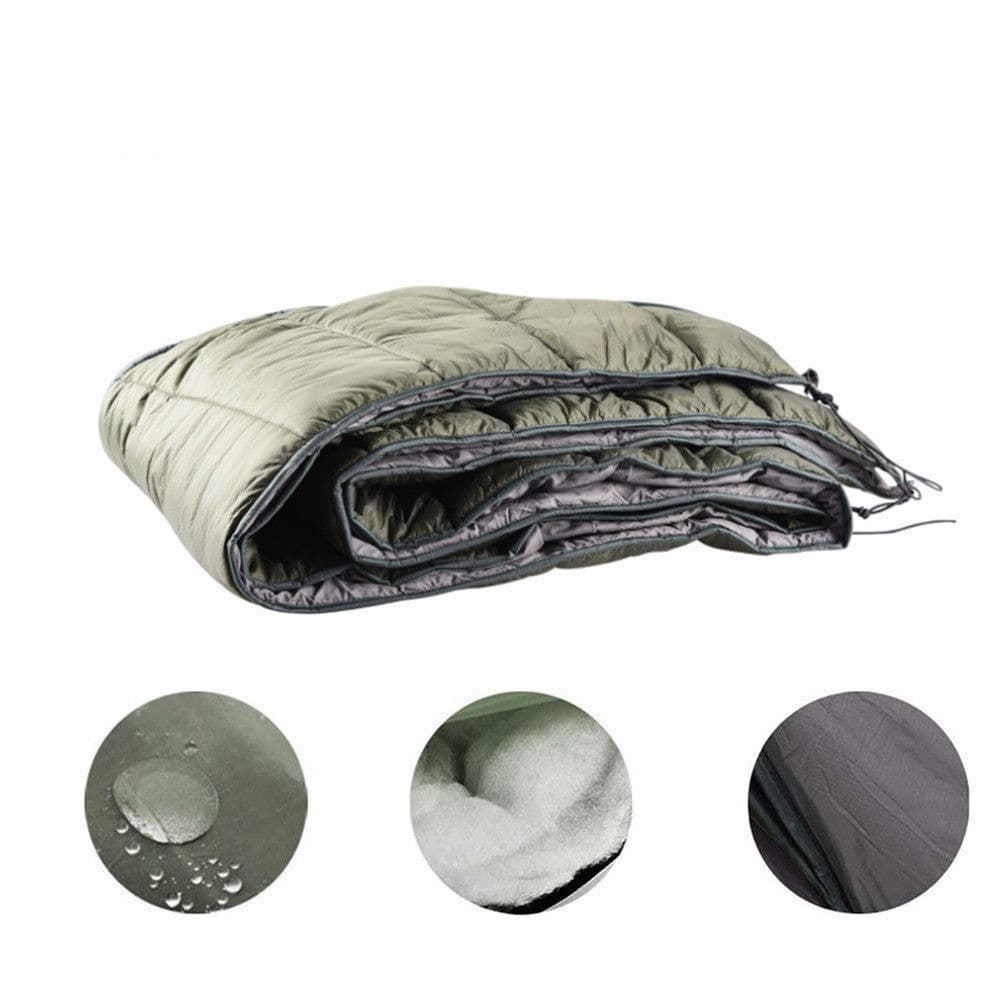 image-Thicken Hammock Warm Cover For Outdoor Camping, Autumn And Winter Windproof Cotton Hammock, Hammock Insulation Cotton Cover