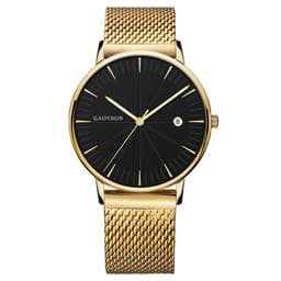 image-Europe And The United States New Simple Black Business Calendar Men Watch
