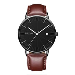 image-Europe And The United States New Simple Black Business Calendar Men Watch