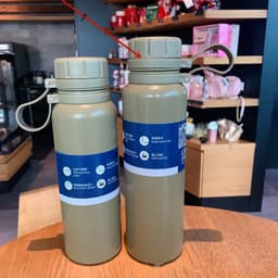 image-Outdoor Sports Bottle Portable Large Capacity Stainless Steel Vacuum Flask Water Cup
