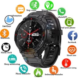 image-Smart watch bluetooth call full round screen outdoor rugged sports