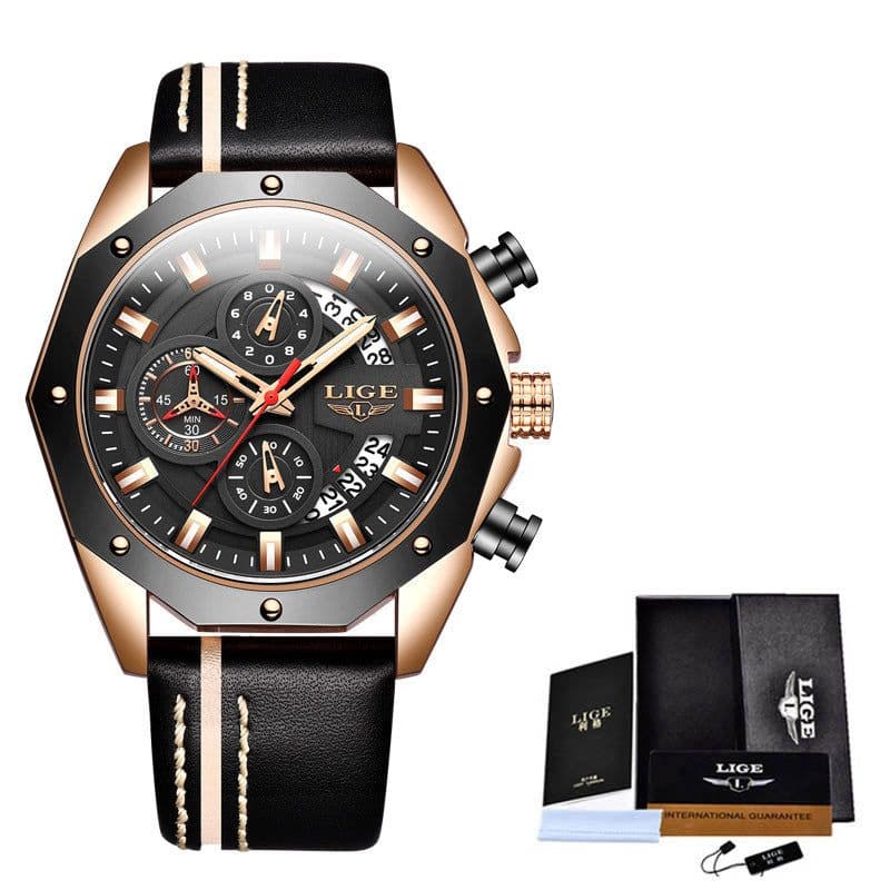 image-Fashion Mens Watches Top Brand Luxury Silicone Sport Watch Men Quartz Date Clock Waterproof Wristwatch Chronograph