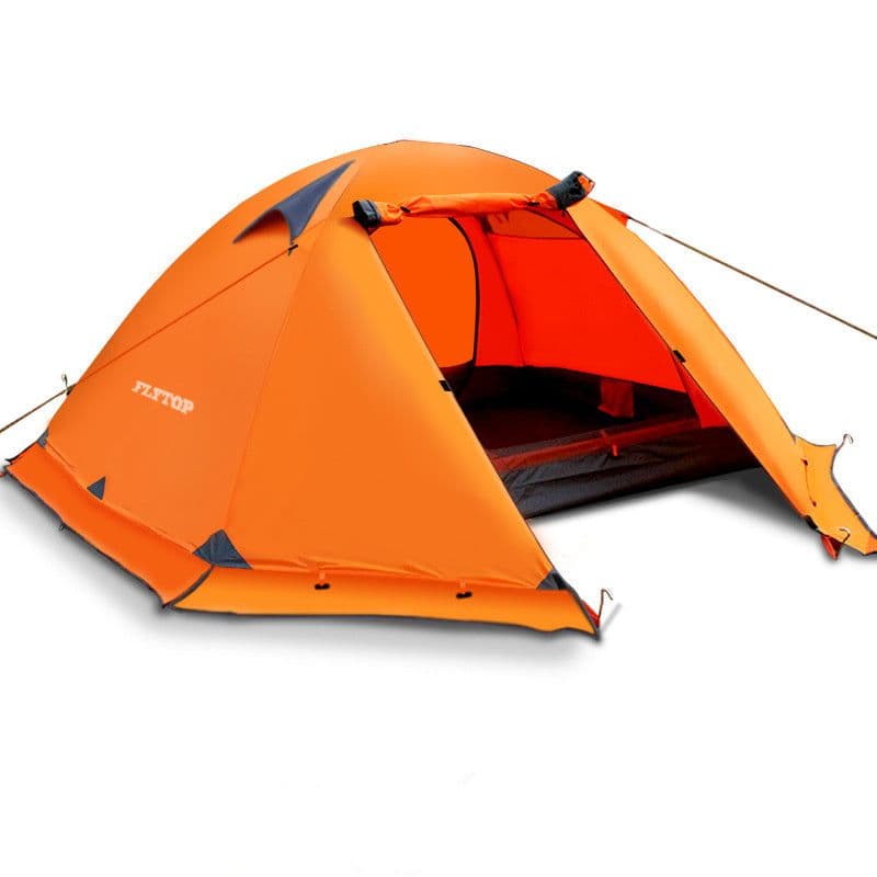 image-Camping Camping Tent Double Double Aluminum Pole Anti-storm Travel Camping