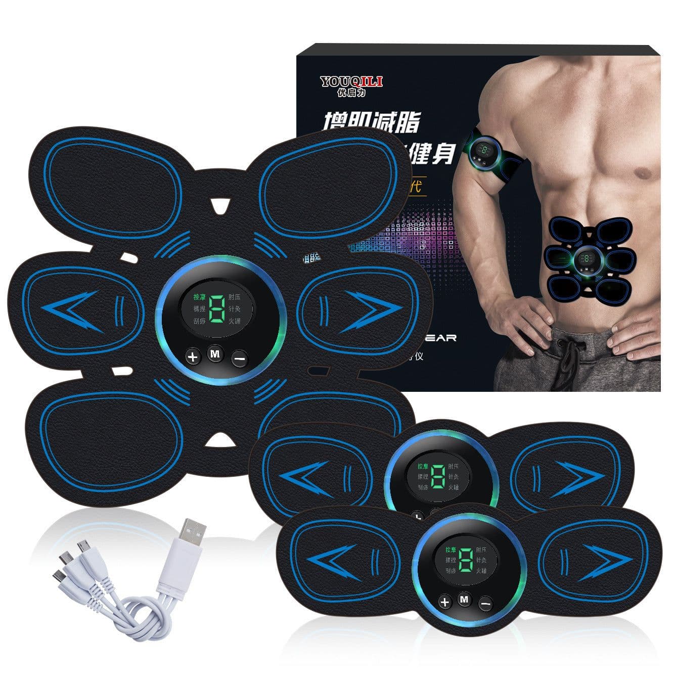 image-Home Exercise Muscle Stimulator For Training Fitness Equipment