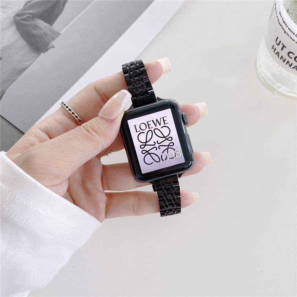 image-Women's Fashion Simple Stainless Steel Watch Band