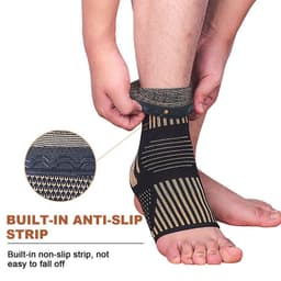 image-Copper Ion Ankle Support Basketball Running Climbing Sports Protective Gear