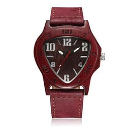 image-Men's Triangle Wooden Watch European And American Foreign Trade Atmosphere