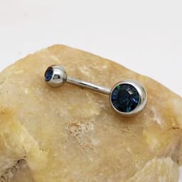 image-Puncture Hypoallergenic Titanium Steel Navel Buckle Belly Nail