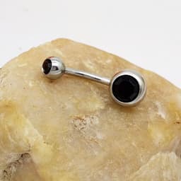 image-Puncture Hypoallergenic Titanium Steel Navel Buckle Belly Nail