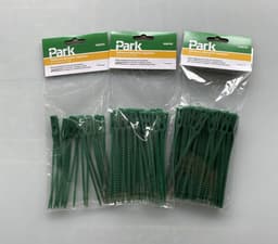 image-13CM Multi Purpose Fishbone Garden Tie Green Garden Tie Gardening Tie Various Quantity Packaging