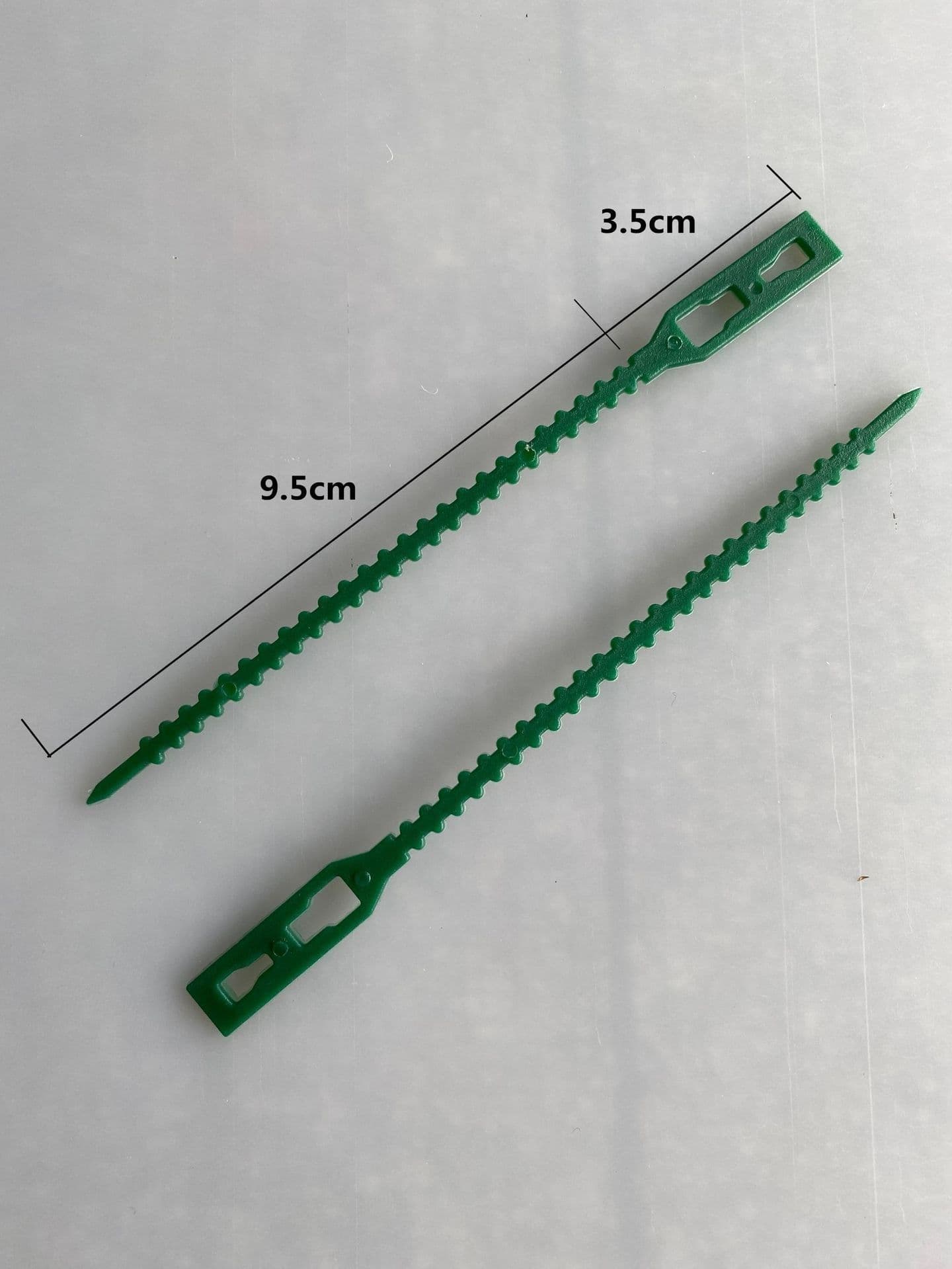 image-13CM Multi Purpose Fishbone Garden Tie Green Garden Tie Gardening Tie Various Quantity Packaging