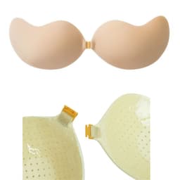 image-Lala Goddess Mango Cup With Deep V Invisible Bra Women's Swimwear Bridal Wedding Dress Gathered Chest Stickers Wholesale