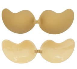 image-Lala Goddess Mango Cup With Deep V Invisible Bra Women's Swimwear Bridal Wedding Dress Gathered Chest Stickers Wholesale