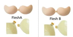 image-Lala Goddess Mango Cup With Deep V Invisible Bra Women's Swimwear Bridal Wedding Dress Gathered Chest Stickers Wholesale