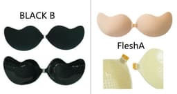 image-Lala Goddess Mango Cup With Deep V Invisible Bra Women's Swimwear Bridal Wedding Dress Gathered Chest Stickers Wholesale