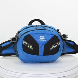 image-Contrast Color Single Shoulder Diagonal Men And Women Couple Camping Bag