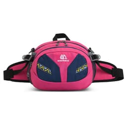 image-Contrast Color Single Shoulder Diagonal Men And Women Couple Camping Bag