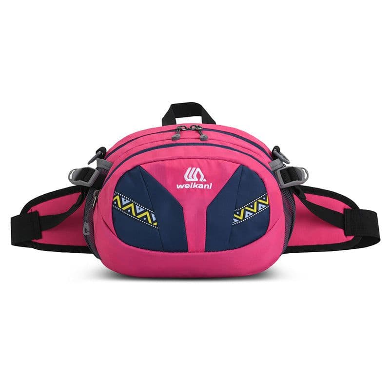 image-Contrast Color Single Shoulder Diagonal Men And Women Couple Camping Bag