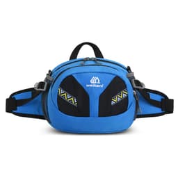 image-Contrast Color Single Shoulder Diagonal Men And Women Couple Camping Bag