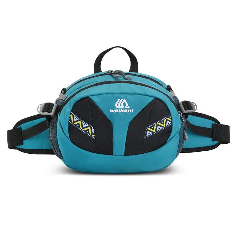 image-Contrast Color Single Shoulder Diagonal Men And Women Couple Camping Bag