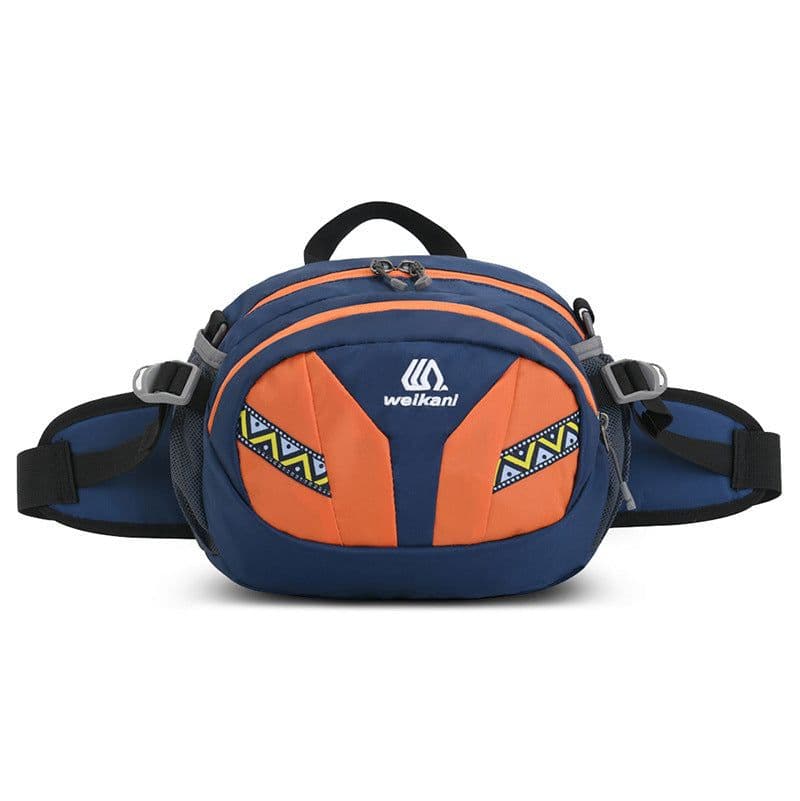 image-Contrast Color Single Shoulder Diagonal Men And Women Couple Camping Bag