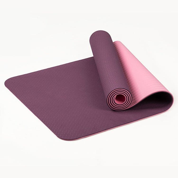 image-Yoga Mat Thickened 8mm Two-color Lengthened Yoga Mat 18361 Thick 8mm
