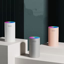 image-Car Colorful Cup Humidifier Mini Office Horse Light Humidifier Usb Air Humidifier Atomizer