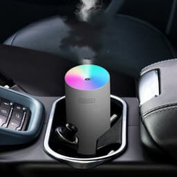 image-Car Colorful Cup Humidifier Mini Office Horse Light Humidifier Usb Air Humidifier Atomizer